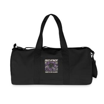 Frizzy Hair Attack Filmplakat Damen Halloween - Recycelte Canvas-Sporttasche von Stanley/Stella - Schwarz - Vorne