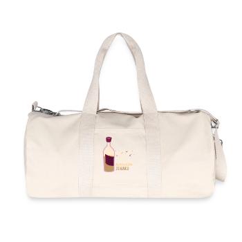 Whiskey Saying Whiskey Drinker Whiskey Lovers - Recycled Canvas Sports Bag by Stanley/Stella - natural - Front