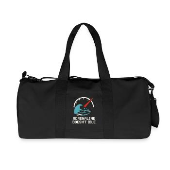 Jet Ski Racer Motomarine Pwc - Sac de sport en toile recyclée Stanley/Stella - noir - Devant