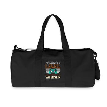 Gamer Dad NEXT LEVEL DAD Fun - Recycled Canvas Sports Bag by Stanley/Stella - black - Front