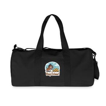 Dog Detective and Bones - Recycled Canvas Sports Bag by Stanley/Stella - black - Front