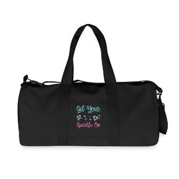 Diamond Painting Artist Get Your Sparkle On - Recycled Canvas Sports Bag by Stanley/Stella - black - Front