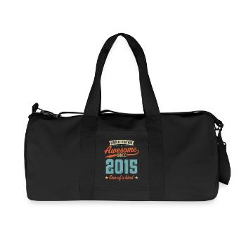 Génial depuis 2015 - Sac de sport en toile recyclée Stanley/Stella - noir - Devant