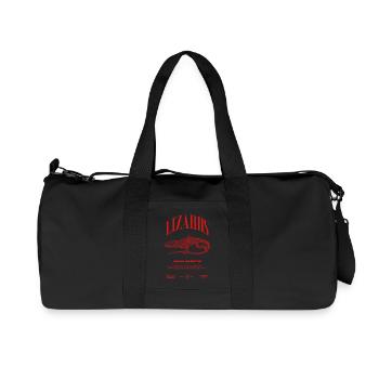 Cuban Knight Anole Reptile Keeper Lizard - Recycled Canvas Sports Bag by Stanley/Stella - black - Front