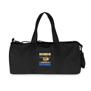Lustige Sprüche Fun Outfits Ironie Sarkasmus - Recycelte Canvas-Sporttasche von Stanley/Stella - Schwarz - Vorne
