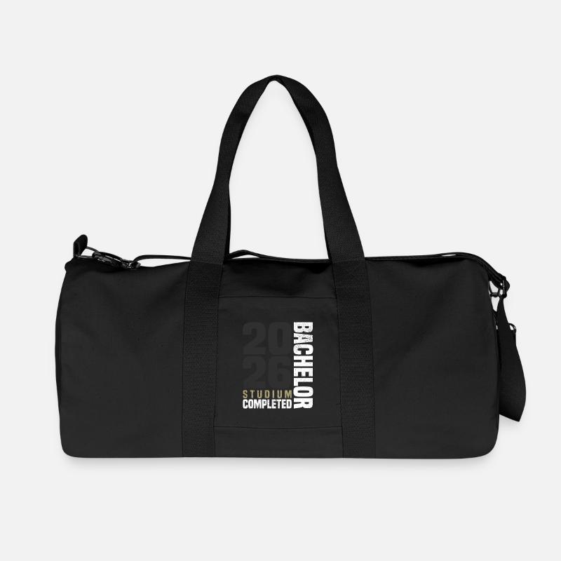 Bachelor's Degree Programme 2026 - Recycled Canvas Sports Bag by Stanley/Stella - black