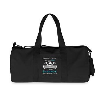 Agriculteur Agriculture Tracteur Conducteur de tracteur - Sac de sport en toile recyclée Stanley/Stella - noir - Devant
