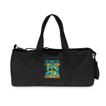 Forensic Science Major Have Seen Evidences - Recycled Canvas Sports Bag by Stanley/Stella - black - Front