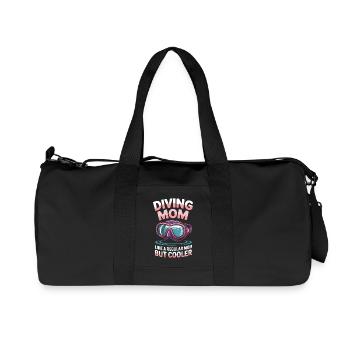 Plongée Dire Maman Drôle Plongée Cadeau - Sac de sport en toile recyclée Stanley/Stella - noir - Devant