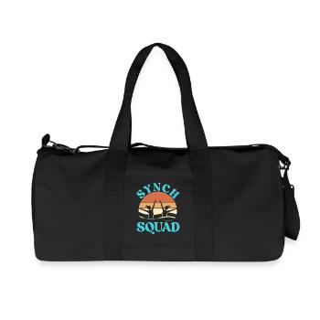 Natation synchronisée Natation artistique Sports nautiques - Sac de sport en toile recyclée Stanley/Stella - noir - Devant