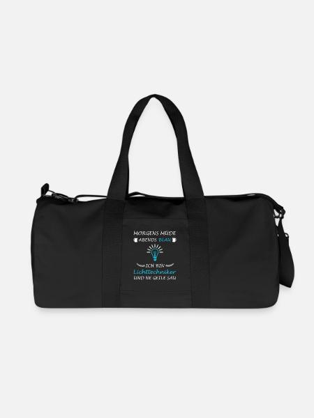 Lighting Technician Lighting Technology Saying Lighting Designer - Recycled Canvas Sports Bag by Stanley/Stella - black