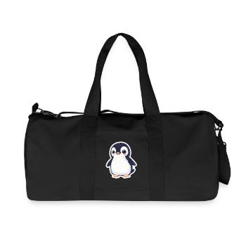 Penguin - Recycled Canvas Sports Bag by Stanley/Stella - black - Front