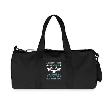 Locksmith Lustig Locksmith's Workshop Master - Recycled Canvas Sports Bag by Stanley/Stella - black - Front