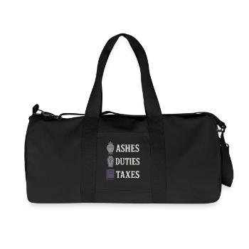 Corpse Science Dark Humor Death Positive - Recycled Canvas Sports Bag by Stanley/Stella - black - Front