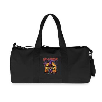 Halloween - Sac de sport en toile recyclée Stanley/Stella - noir - Devant