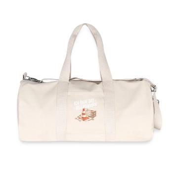 Ich Baue Das Irgendwann – Coming Soon - Recycelte Canvas-Sporttasche von Stanley/Stella - Naturweiß - Vorne