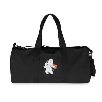 Eléphant Handball Joueur Handball - Sac de sport en toile recyclée Stanley/Stella - noir - Devant