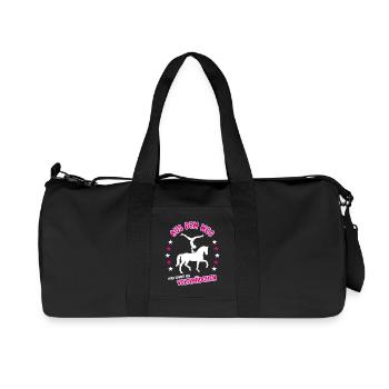 Out of the Way Here Comes a Volti Girl Vaulter - Recycled Canvas Sports Bag by Stanley/Stella - black - Front