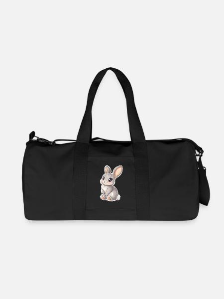 Hase - Recycelte Canvas-Sporttasche von Stanley/Stella - Schwarz