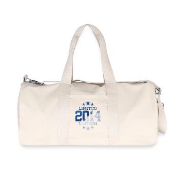 LIMITED EDITION 2014 12TH BIRTHDAY - Recycled Canvas Sports Bag by Stanley/Stella - natural - Front