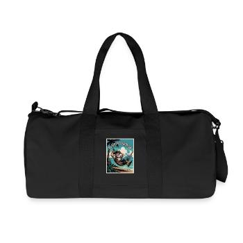 No Ship No Problem - Recycelte Canvas-Sporttasche von Stanley/Stella - Schwarz - Vorne