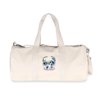Yeti Party Squad – Chemise de fête d’hiver drôle - Sac de sport en toile recyclée Stanley/Stella - blanc naturel - Devant