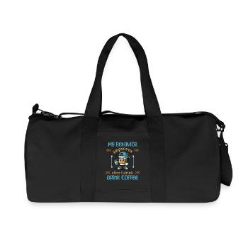 Fier thérapeute ABA avec du cœur - Sac de sport en toile recyclée Stanley/Stella - noir - Devant