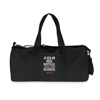 Vous me connaissez beaucoup, mais ne me trompez pas - Sac de sport en toile recyclée Stanley/Stella - noir - Devant