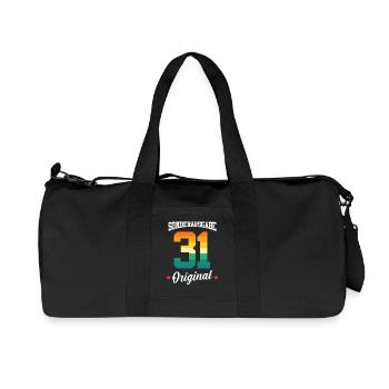 31 Birthday - Recycled Canvas Sports Bag by Stanley/Stella - black - Front