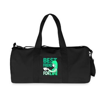 Anime Manga Otaku Kawaii Meilleurs amis Cosplay - Sac de sport en toile recyclée Stanley/Stella - noir - Devant