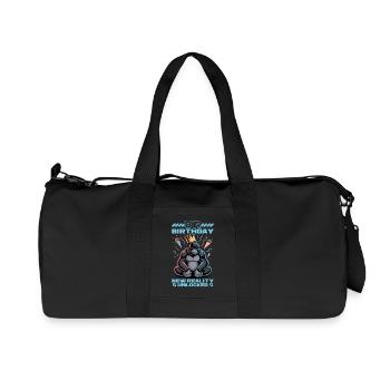 Birthday Gamer VR - Recycelte Canvas-Sporttasche von Stanley/Stella - Schwarz - Vorne