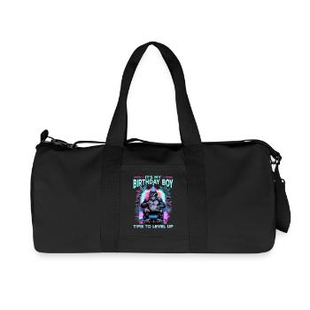 Birthday Gamer VR - Recycled Canvas Sports Bag by Stanley/Stella - black - Front