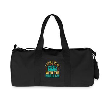 Fitness Fanatics I Still Play With The Bells - Recycled Canvas Sports Bag by Stanley/Stella - black - Front