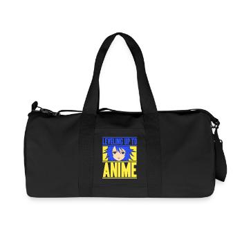 Anime Manga Otaku Kawaii Japon Cosplay Bande dessinée - Sac de sport en toile recyclée Stanley/Stella - noir - Devant