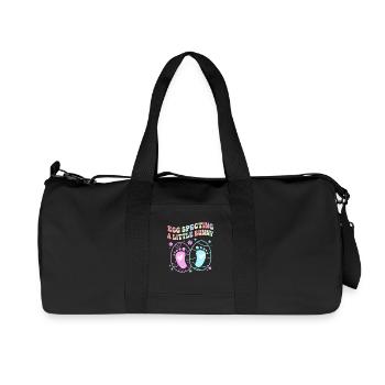 Révélation du sexe de Pâques de la future maman - Sac de sport en toile recyclée Stanley/Stella - noir - Devant
