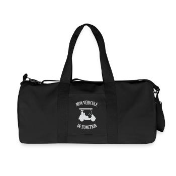 Mein Firmenwagen Humor Golf - Recycelte Canvas-Sporttasche von Stanley/Stella - Schwarz - Vorne