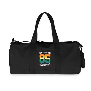 85 Birthday - Recycled Canvas Sports Bag by Stanley/Stella - black - Front