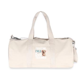 École canine Dog Lover Dresseur de chiens - Sac de sport en toile recyclée Stanley/Stella - blanc naturel - Devant