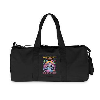 Birthday Gamer VR - Recycelte Canvas-Sporttasche von Stanley/Stella - Schwarz - Vorne