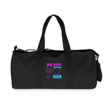 Do Not DISTURB - Gaming Mission - Recycelte Canvas-Sporttasche von Stanley/Stella - Schwarz - Vorne