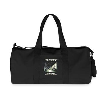 Lore found: Abandoned Clinic Wing | Urban - Recycled Canvas Sports Bag by Stanley/Stella - black - Front