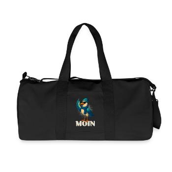 Cool Seagull - Moin - Recycled Canvas Sports Bag by Stanley/Stella - black - Front