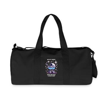 AFK? Mama loggt nie aus | Gamer-Mama, Eltern - Recycelte Canvas-Sporttasche von Stanley/Stella - Schwarz - Vorne
