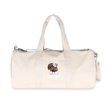No turkey for dinner - Recycled Canvas Sports Bag by Stanley/Stella - natural - Front