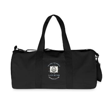 Sleep Technologist Polysomnographic Tech Rpsgt - Recycled Canvas Sports Bag by Stanley/Stella - black - Front
