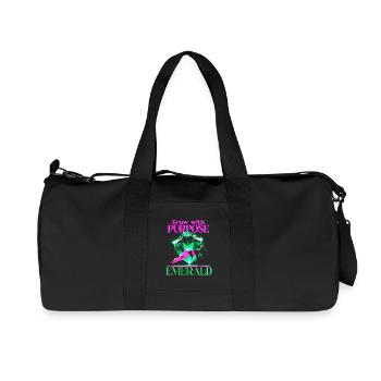 pierre de naissance - Sac de sport en toile recyclée Stanley/Stella - noir - Devant