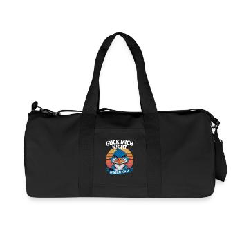 Ne me regarde pas dans ce ton drôle d’oiseau - Sac de sport en toile recyclée Stanley/Stella - noir - Devant