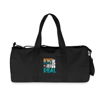Science Scientist Chemistry - Recycled Canvas Sports Bag by Stanley/Stella - black - Front