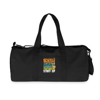 Science Scientifique Chimie - Sac de sport en toile recyclée Stanley/Stella - noir - Devant