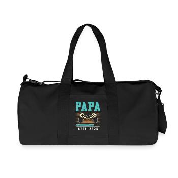 Father-to-be DAD SINCE 2026 Funny - Recycled Canvas Sports Bag by Stanley/Stella - black - Front